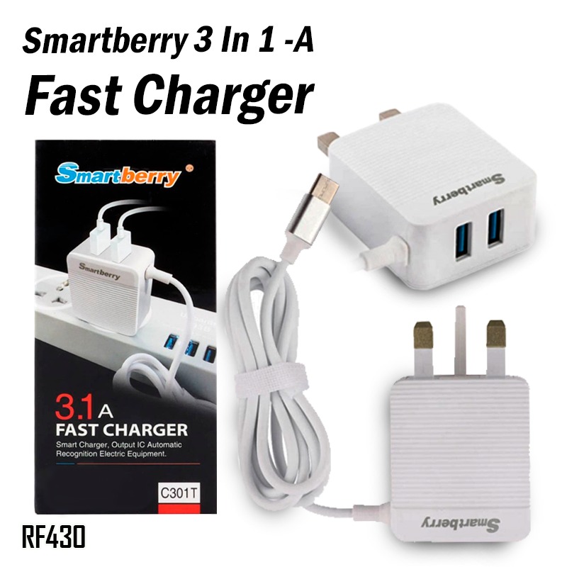 Smartberry 3in1 A Fast Charger RF430